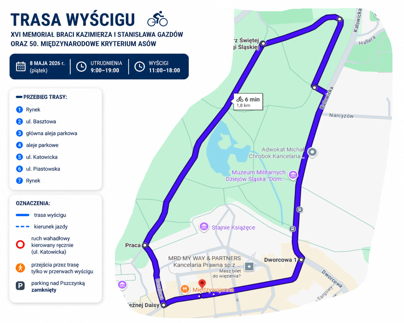 Utrudnienia w ruchu drogowym w Pszczynie - 8 maja 
